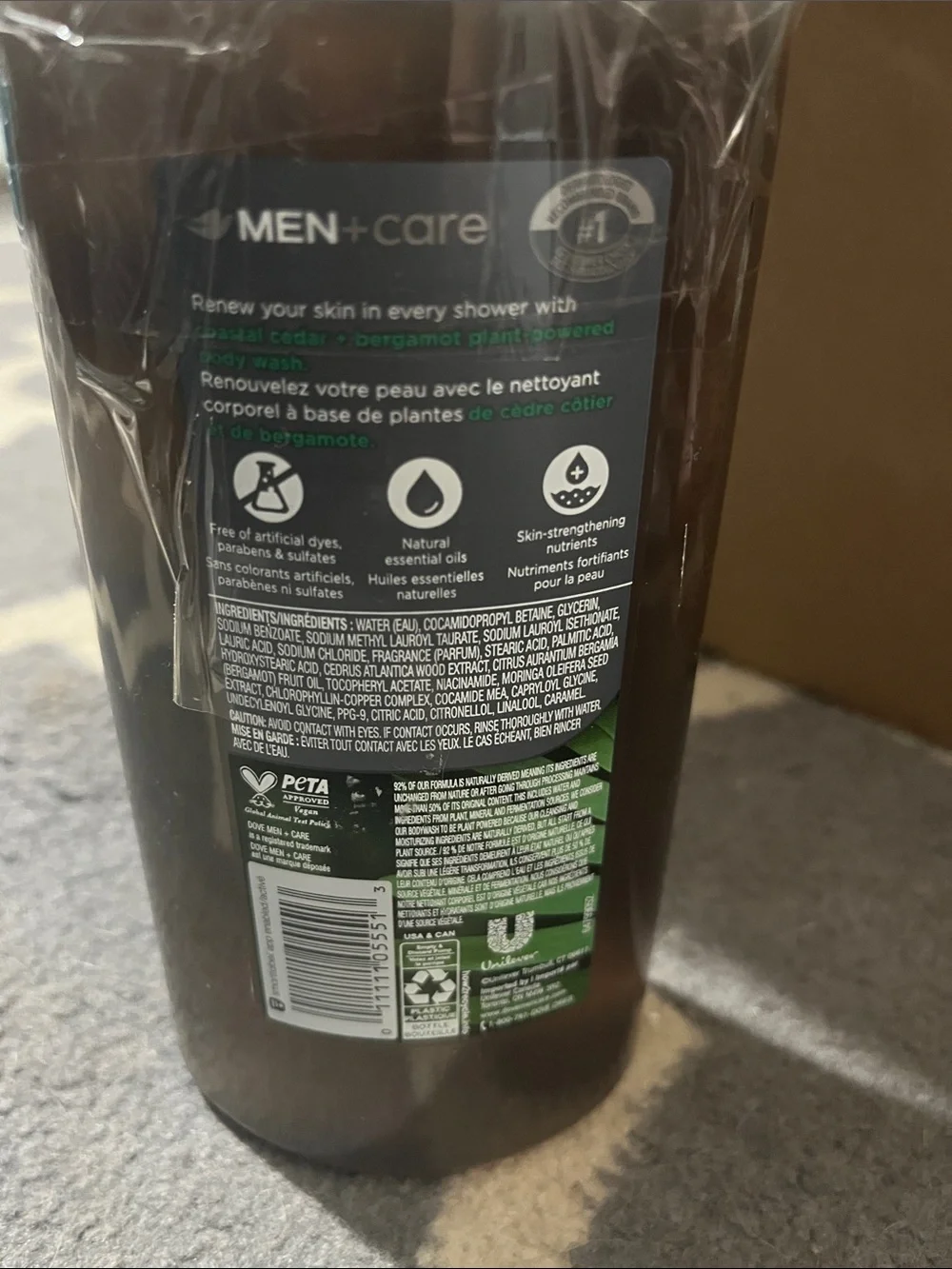 Dove Men+Care Coastal Cedar + Bergamot Body Wash